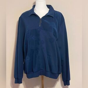 Like New Alfred Dunner Deep Blue Knit Top